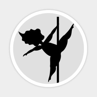 Pole Fitness | Body Confidence | Pole Dancer Silhouette Magnet